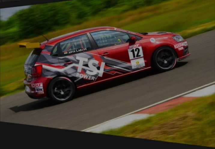Race car finished in a TSI motorsport livery applied in cast vinyl.